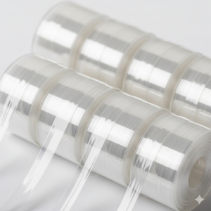 Chun trong - may vai áo, đường may trong suốt (Transparent Elastic Tape)