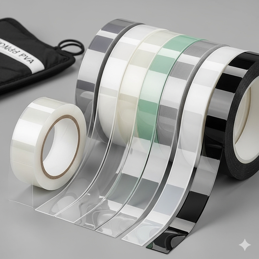 Dây nhựa trong - Dây viền áo mưa, balo (PVC Clear Tape)