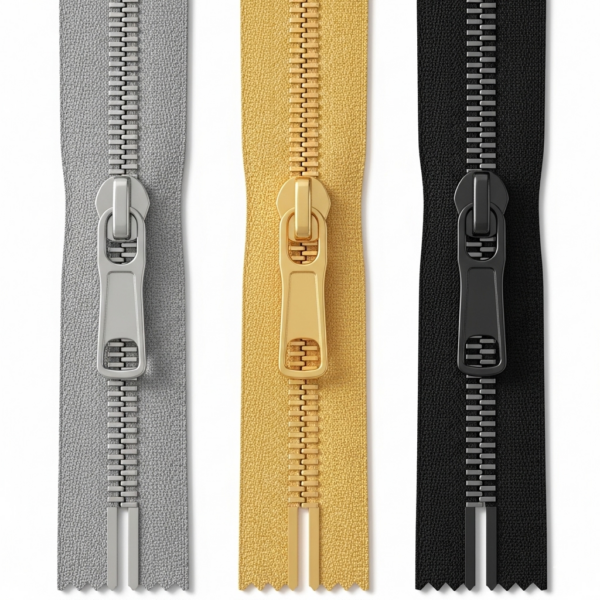 Khóa kéo kim loại - may quần jeans, túi xách, áo khoác dày (Metal Zipper)