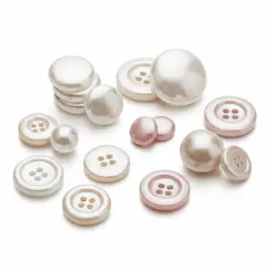 Khuy ngọc trai giả - may áo dài, váy công sở, áo nữ (Pearl Button)