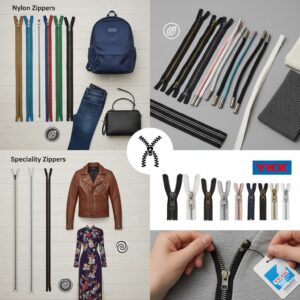 các loại dây kéo - khóa kéo