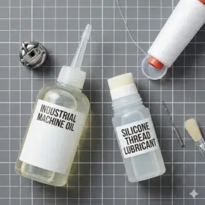 Dầu máy may: Dầu silicon bôi trơn chỉ, dầu máy công nghiệp